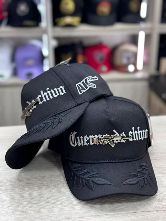 Gorra Belica Placa Cuerno de Chivo Ak 47 Premium