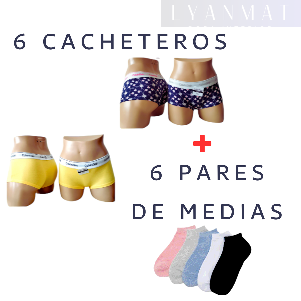 Promoción 6 Cacheteros + 6 pares de MEDIAS