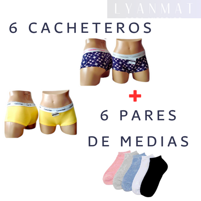 Promoción 6 Cacheteros + 6 pares de MEDIAS